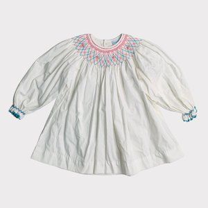 G03-Remember Nguyen, 6Y, l/s cotton smocked shirt